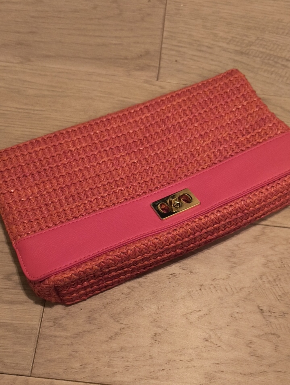 Banana Republic Straw Clutch